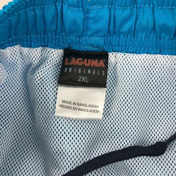 LAGUNA Originals Mens Swim Trunk Shorts Blue - Picture 2 of 12